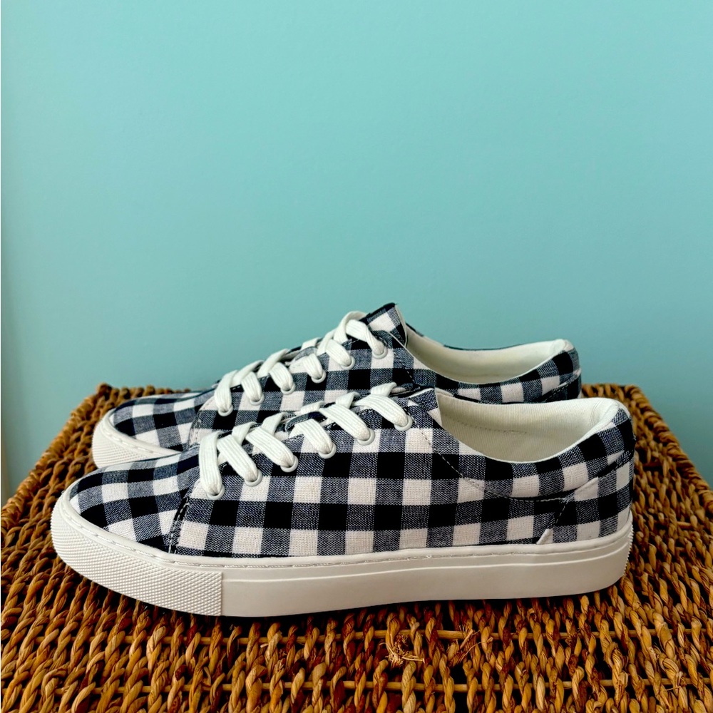 J.Crew Women’s Gingham Sneakers